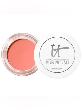 it cosmetics Sun Blush Cream Blush w/ Hyaluronic Acid in Sun Blossom #20 NEW